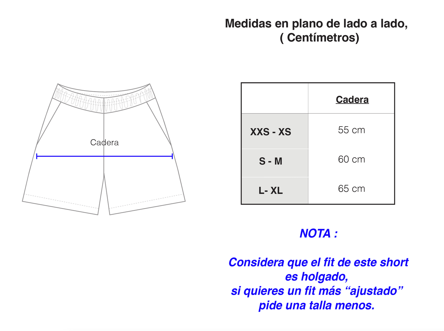 Shorts Beige con rayas azules