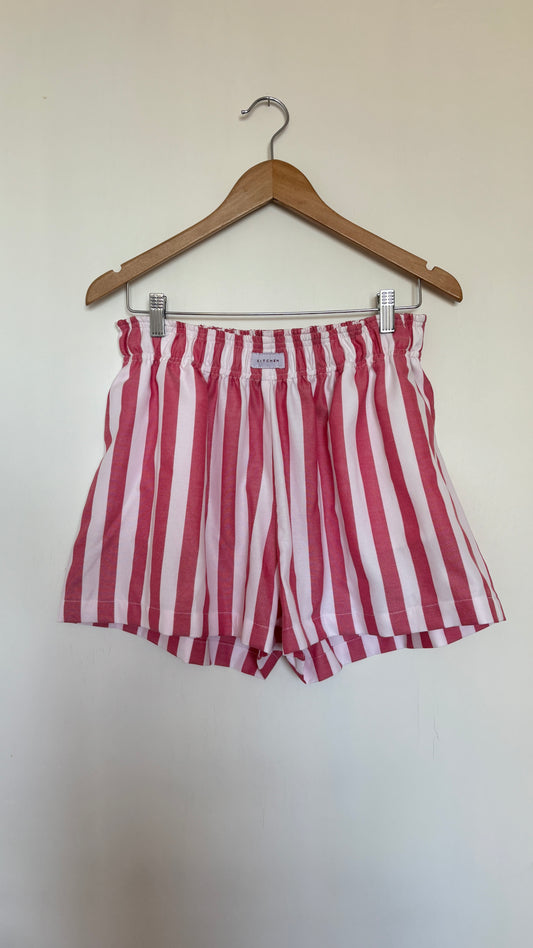 Shorts Franjas Rojas